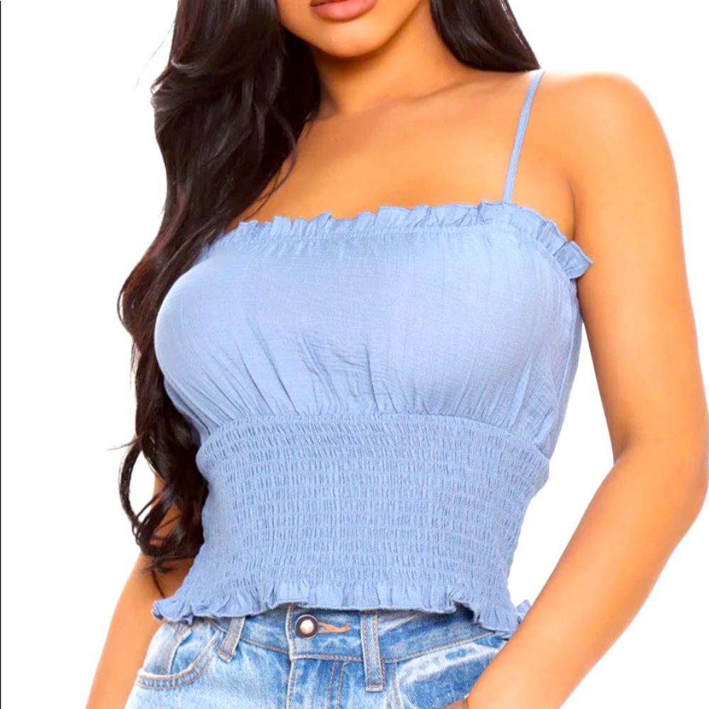 Fashion Nova Smock Cop Top